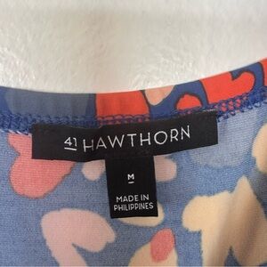 41 Hawthorn Multicolor Abstract Blouse